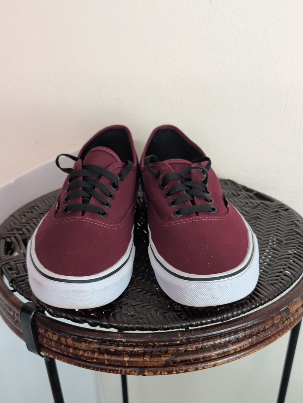 Vans Burgundy Red Shoes Men Size 11.5 - Picture 7 of 10